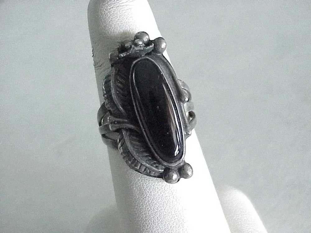 Native American Crafted Vintage Ring Sterling Sil… - image 5