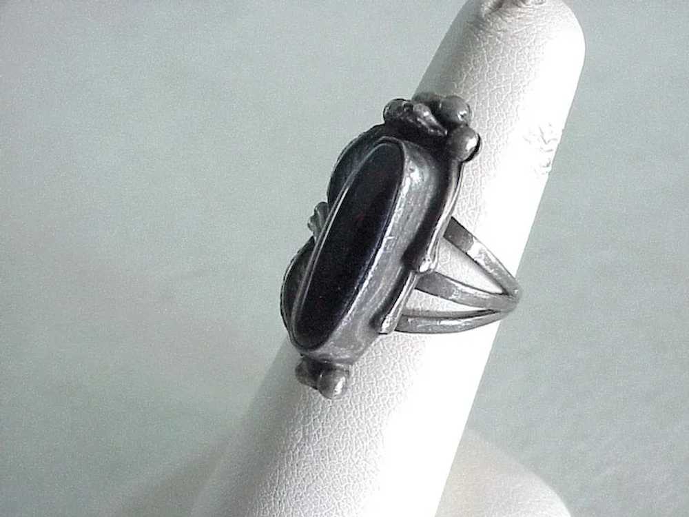Native American Crafted Vintage Ring Sterling Sil… - image 6