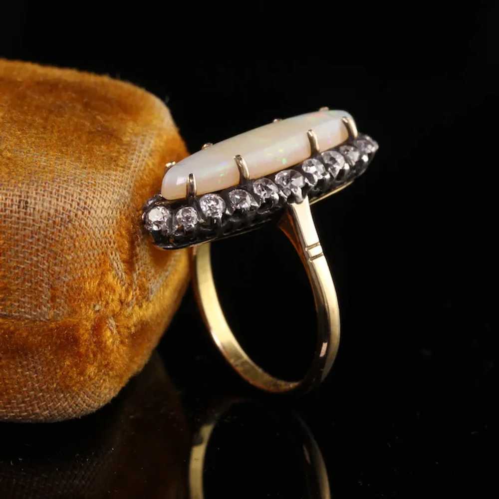Beautiful Antique Victorian 14K Yellow Gold Silve… - image 2