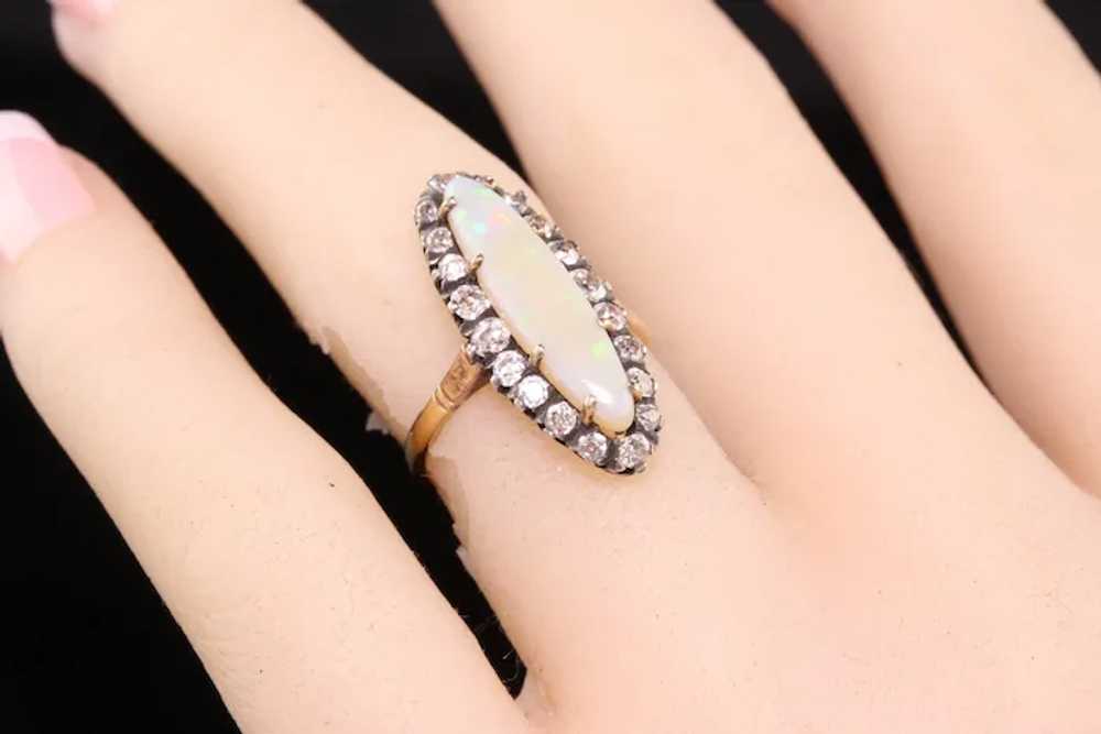 Beautiful Antique Victorian 14K Yellow Gold Silve… - image 6