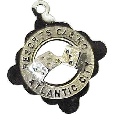 Atlantic City Resort Casino Vintage Charm  Sterli… - image 1