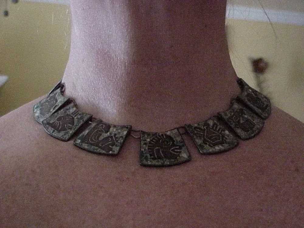 Vintage Mexico Zodiac Parure Sterling Silver & Co… - image 9