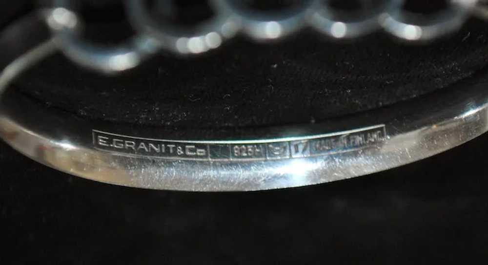 Modernist Erik Granit Olympic Rings Bracelet - 19… - image 5