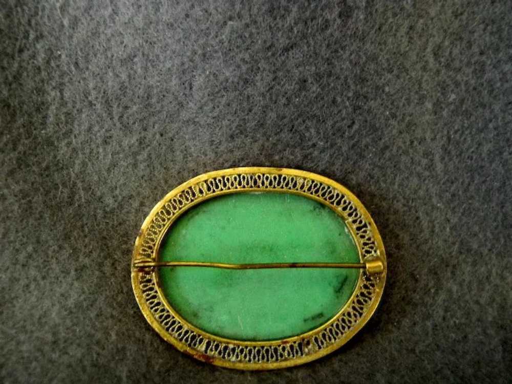 Vintage Filigree Brooch - image 2