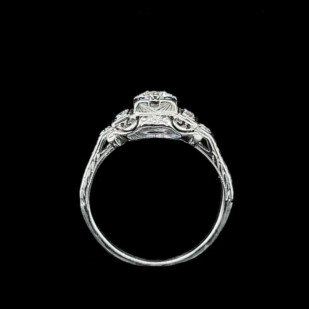 Art Deco .33ct. Diamond Antique Engagement - Fash… - image 5