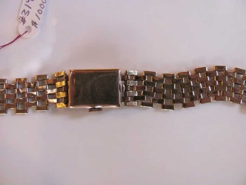 Vintage 1940's Retro Modern Jules Jurgensen 14K W… - image 3