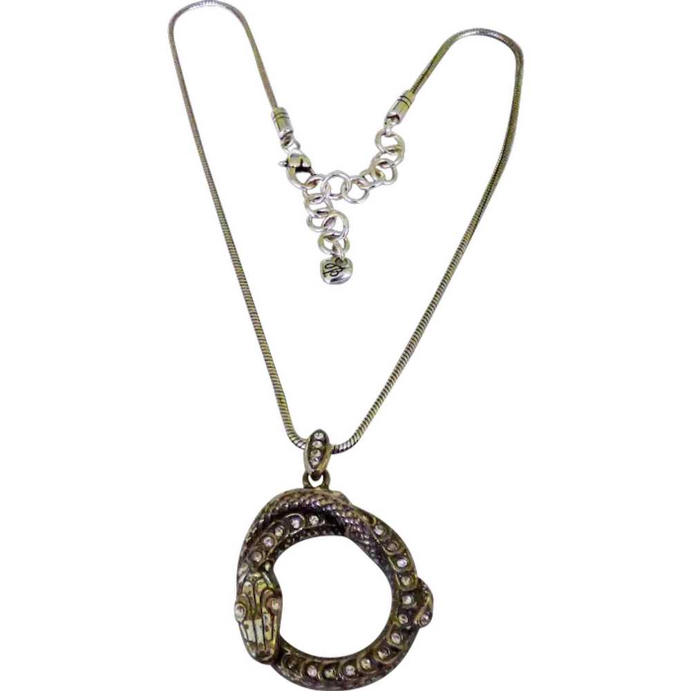 Brighton Coiled Snake Necklace - image 1