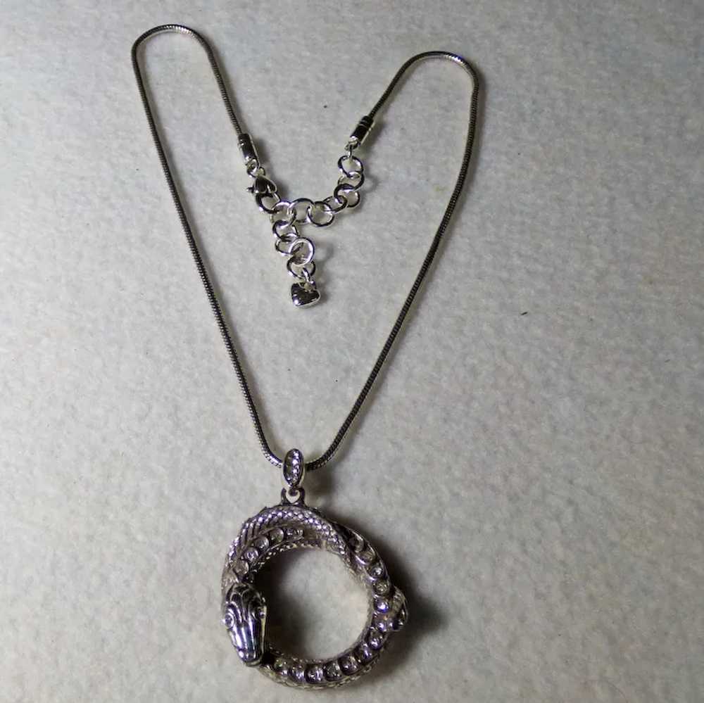 Brighton Coiled Snake Necklace - image 2