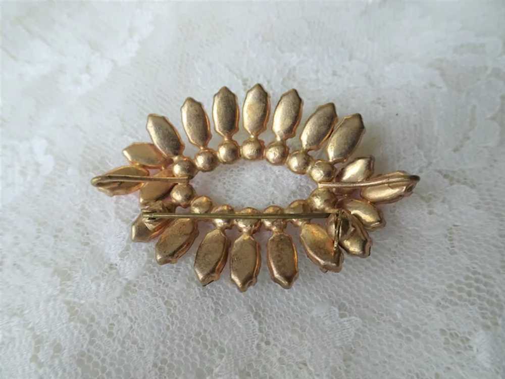 GORGEOUS Brooch,Large Glittering PINK and AB Rhin… - image 5