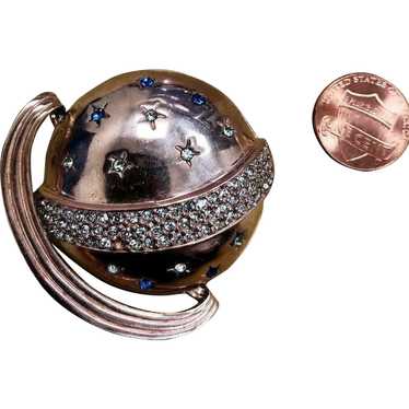Out-Of-This-World Planet Saturn Sterling Silver R… - image 1