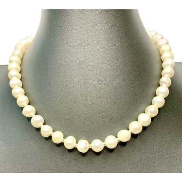 Sterling Silver and Cultured Pearl Necklace