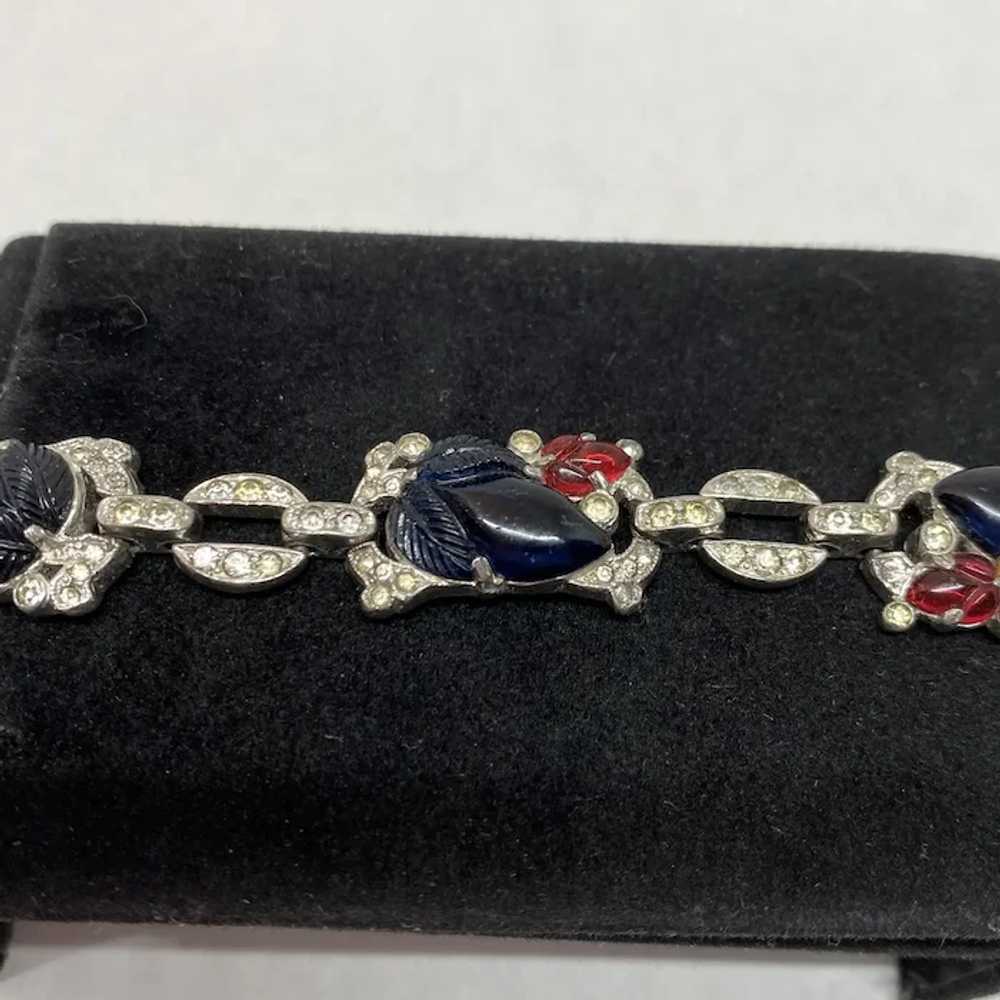 Stunning KTF, early Trifari fruit salad bracelet,… - image 2