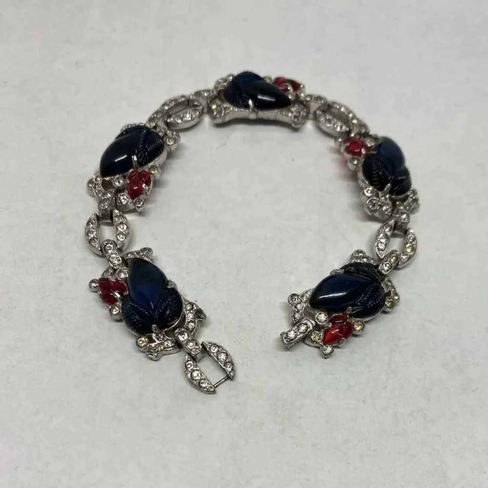 Stunning KTF, early Trifari fruit salad bracelet,… - image 4