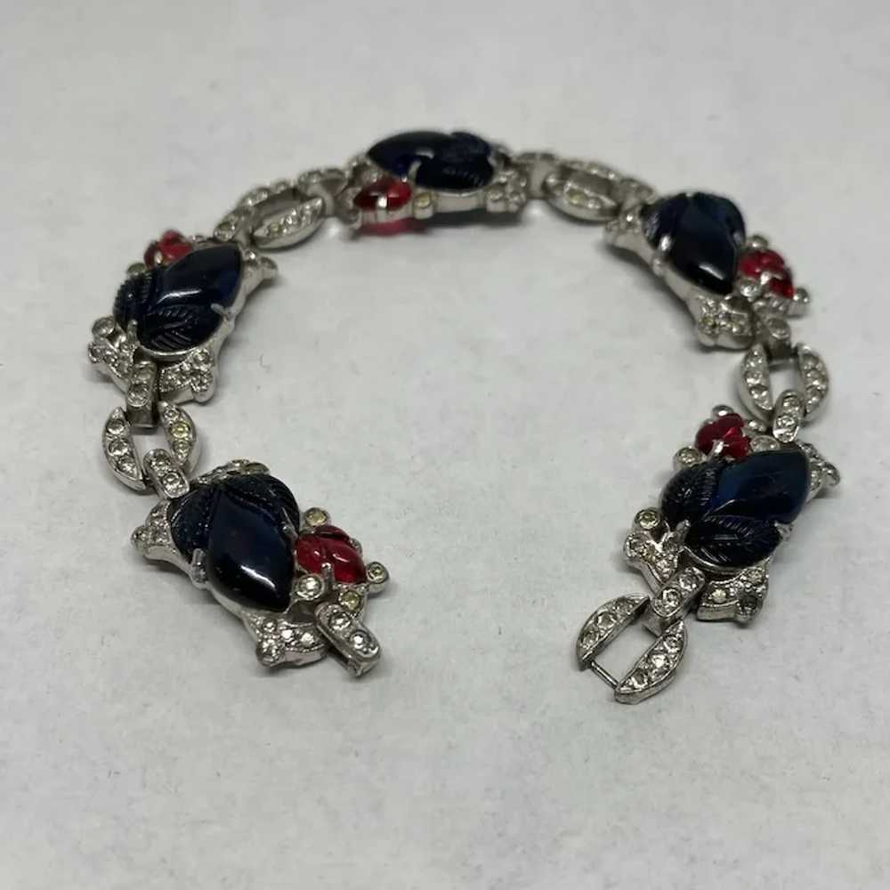 Stunning KTF, early Trifari fruit salad bracelet,… - image 5