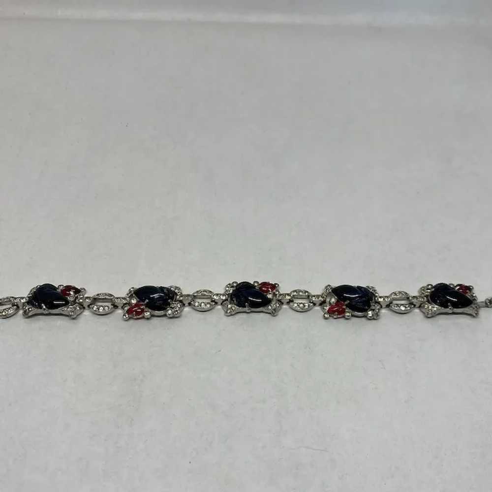 Stunning KTF, early Trifari fruit salad bracelet,… - image 6