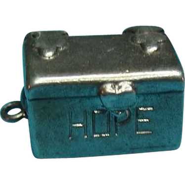Vintage Sterling Silver Hope Chest Opening Charm
