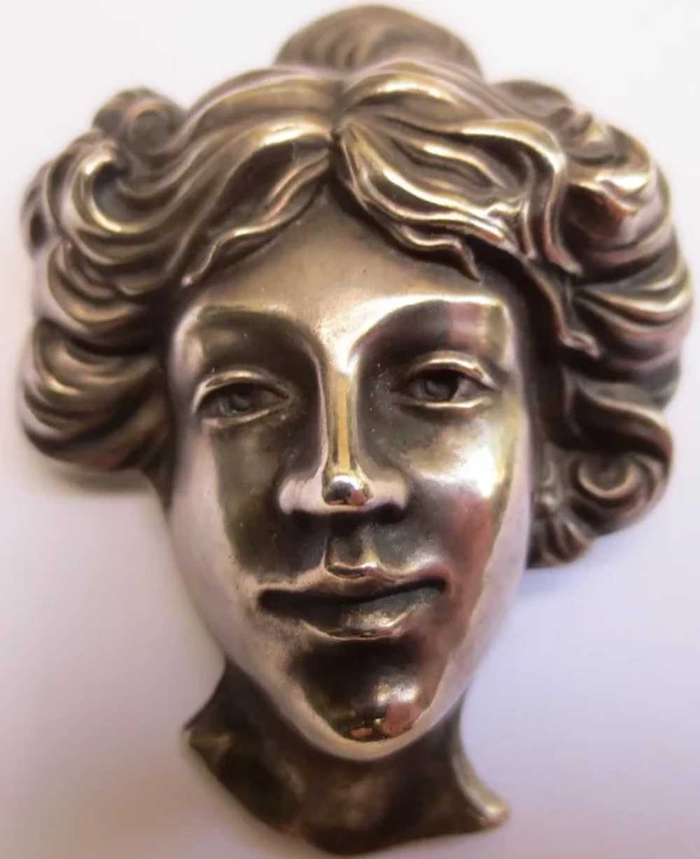 Antique Sterling Silver Gibson Girl Art Nouveau B… - image 7