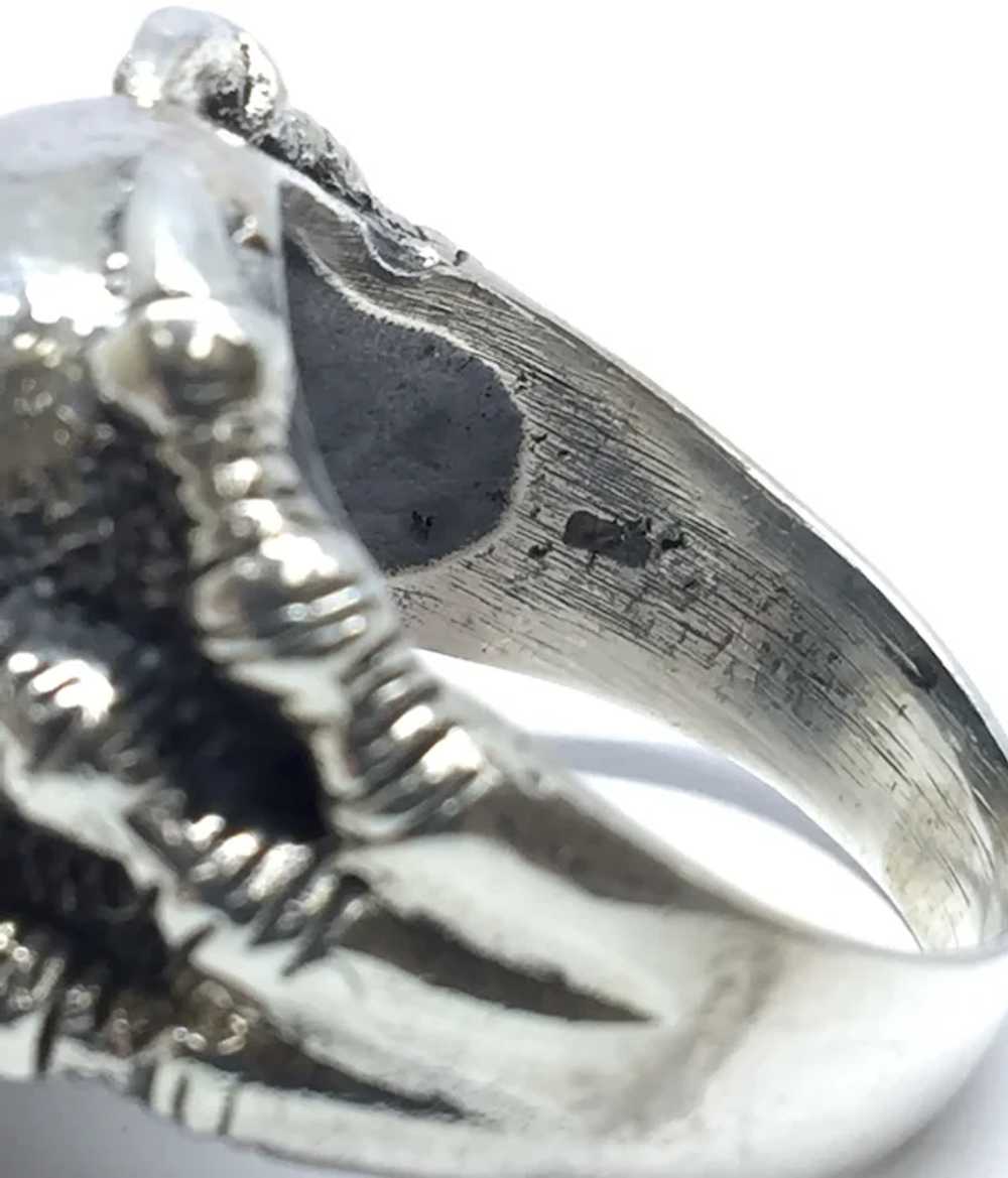 Clawed Skull Ring - Sterling Silver - image 4