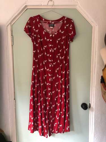 Horse Print Roughrider Dress