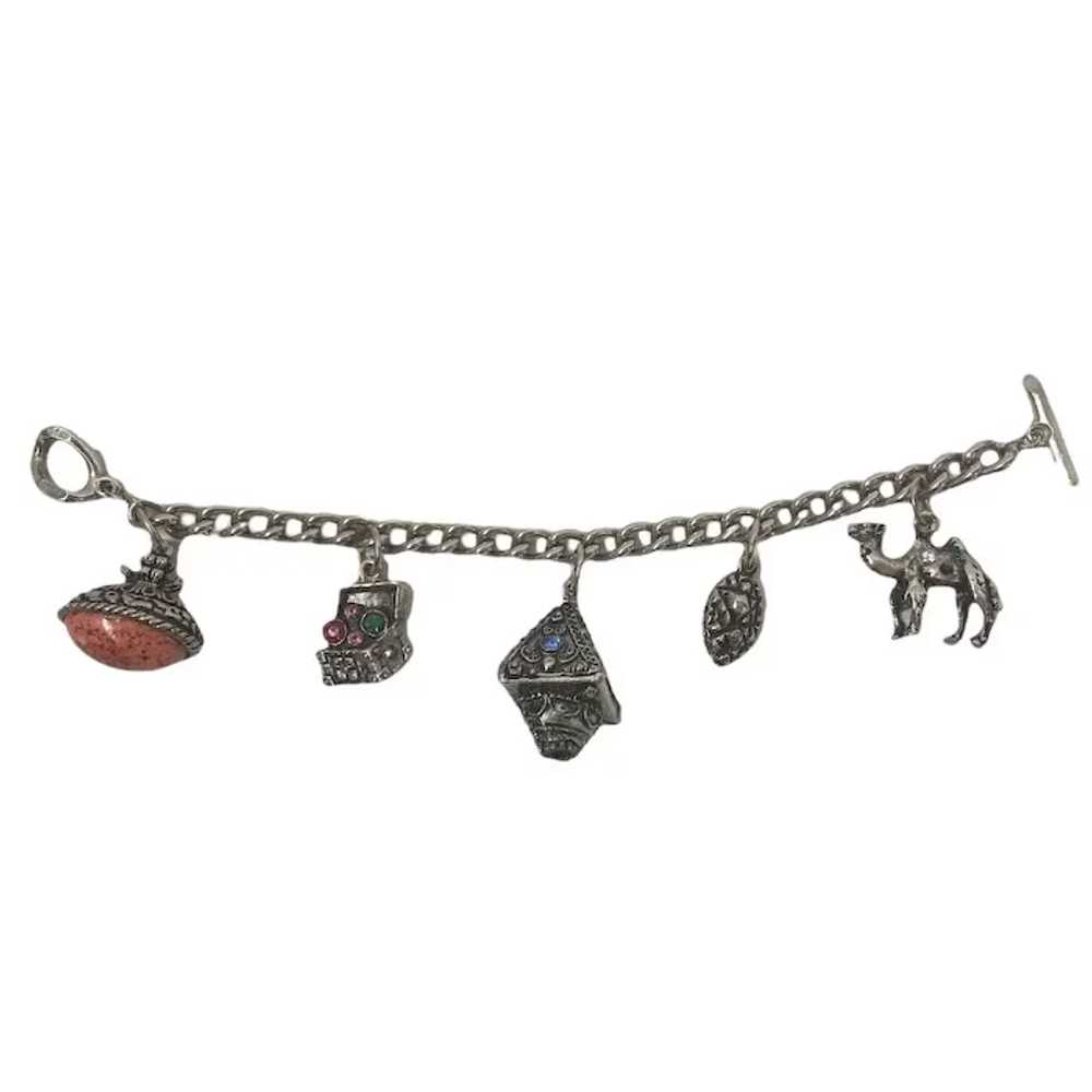 Etruscan Revival Charm Bracelet - image 2