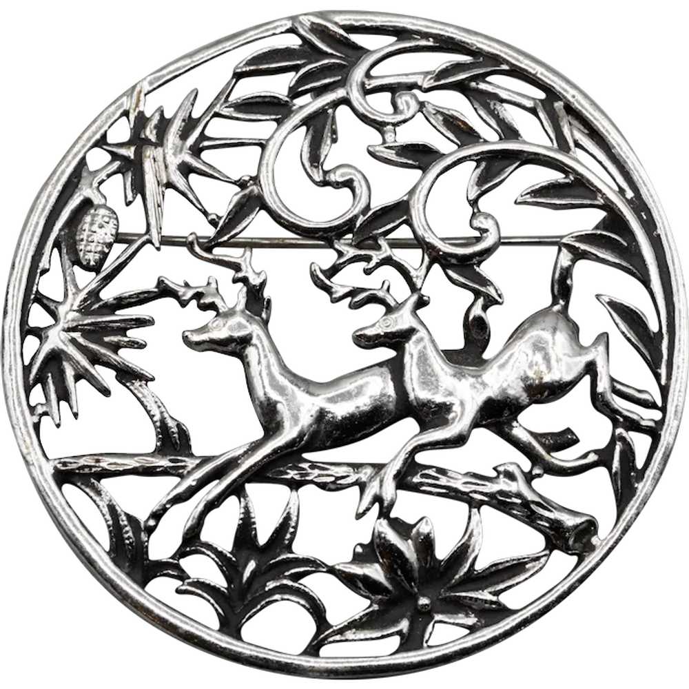 Sarah Coventry Brooch - Woodland Flight - 1958 - image 1