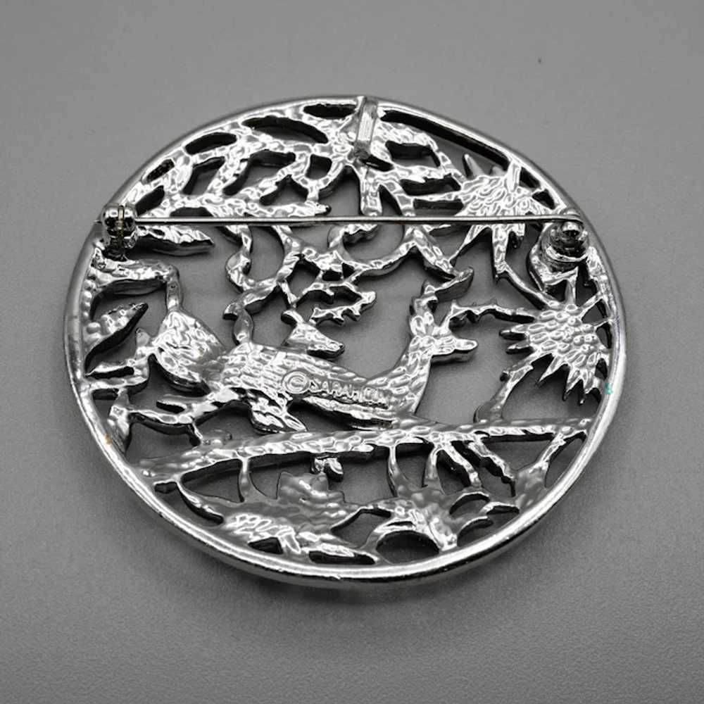 Sarah Coventry Brooch - Woodland Flight - 1958 - image 2