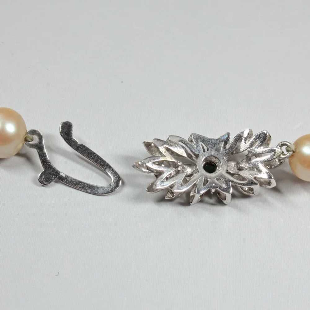 Nephrite pearl beads necklace femme - Old jade ne… - image 10