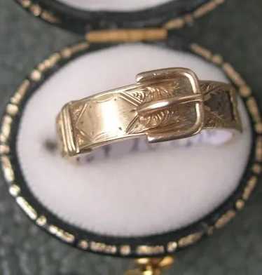 Victorian Buckle Ring, Hair