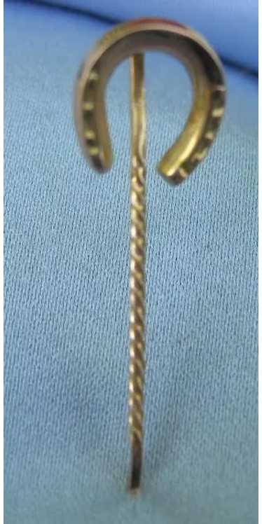 Horseshoe Stick Pin, 9 ct, Victorian