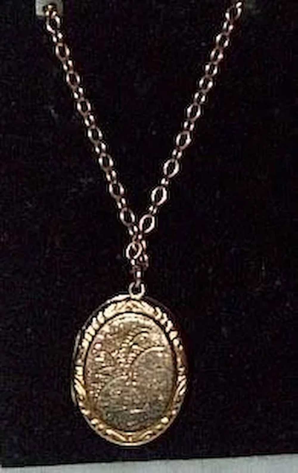 Victorian Locket, With Chain - image 1