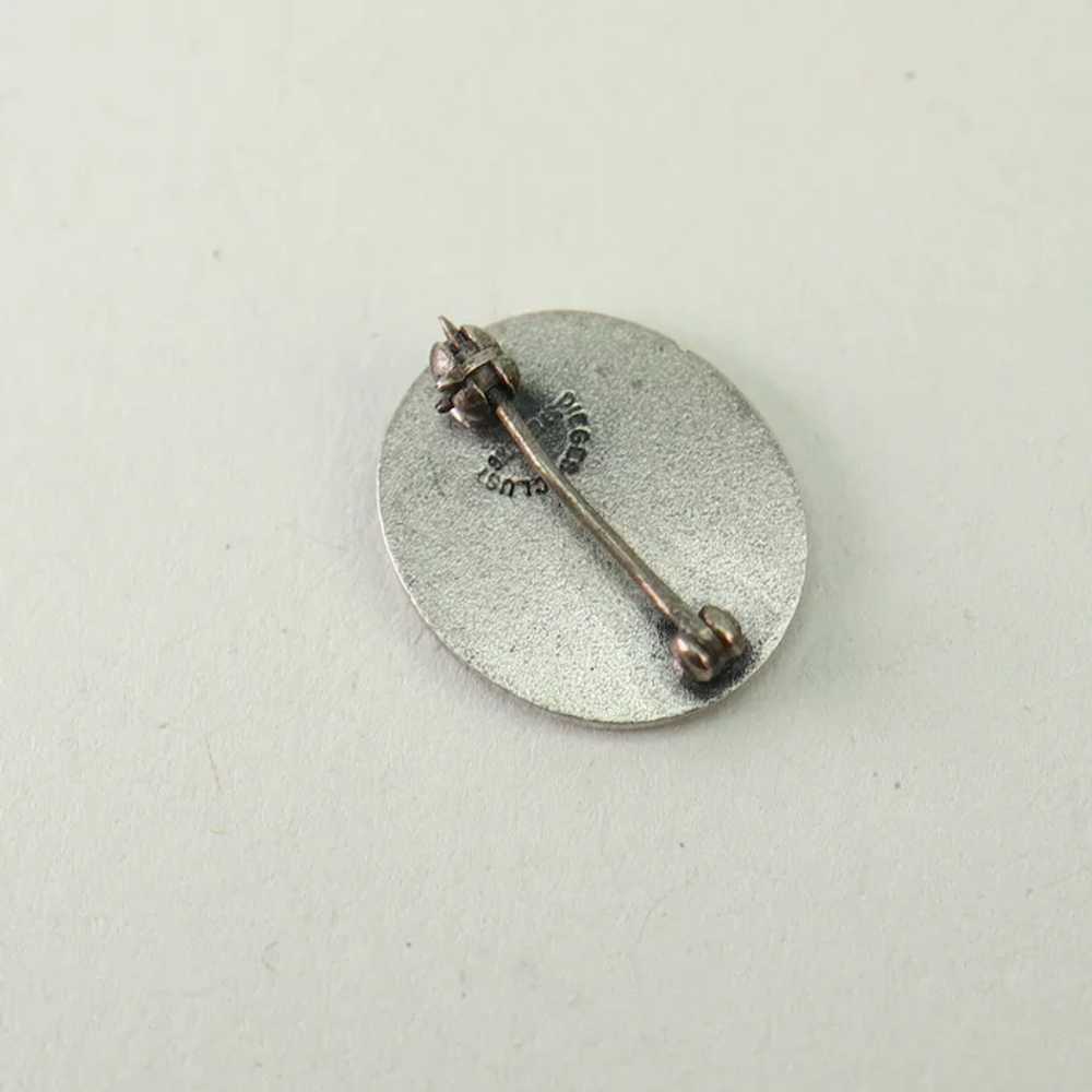 Dieges & Clust I Serve Sterling Silver Enamel Pin - image 3