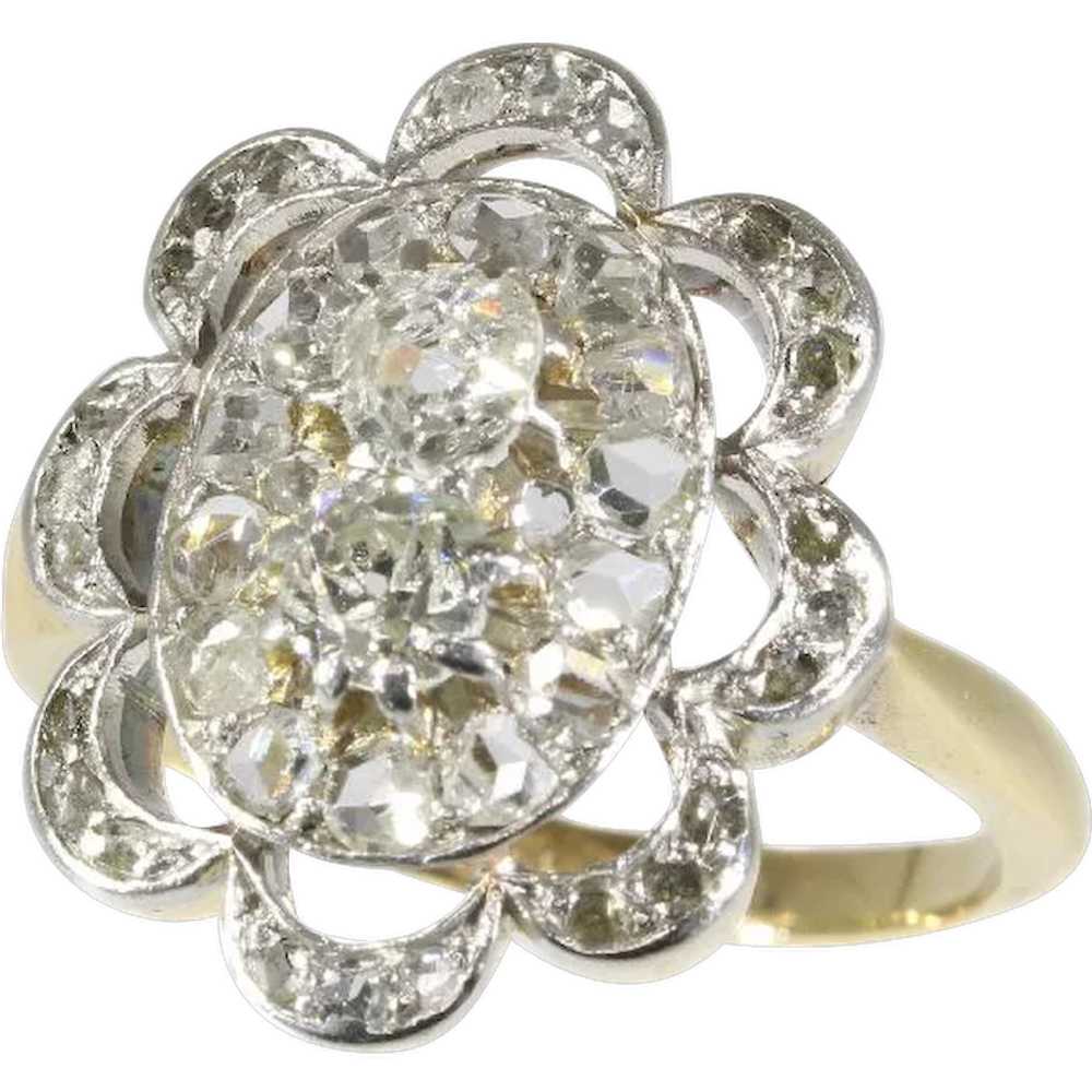 Unique Late Victorian Antique Diamond Engagement … - image 1