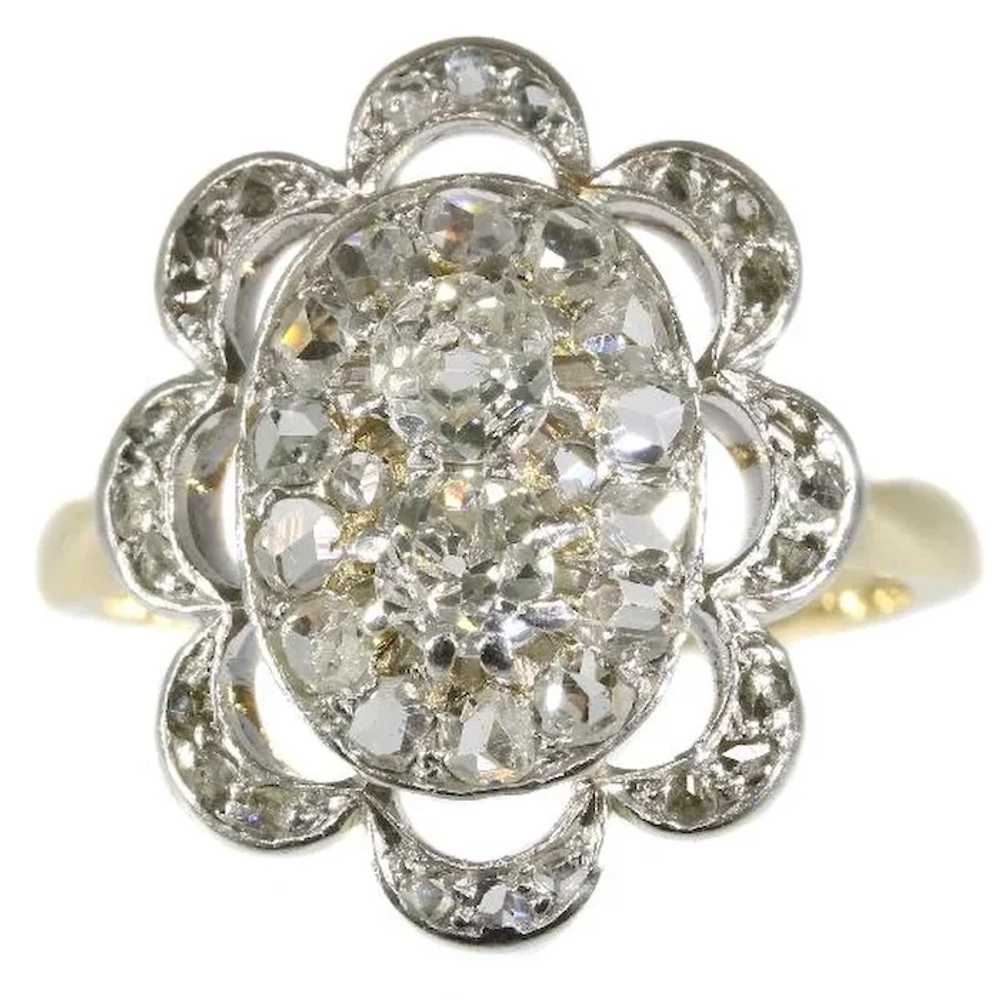 Unique Late Victorian Antique Diamond Engagement … - image 2