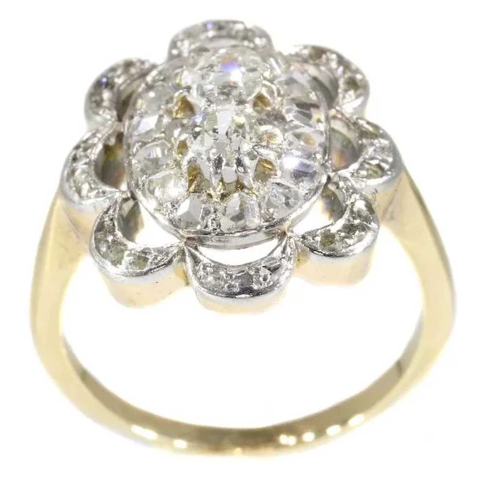 Unique Late Victorian Antique Diamond Engagement … - image 3