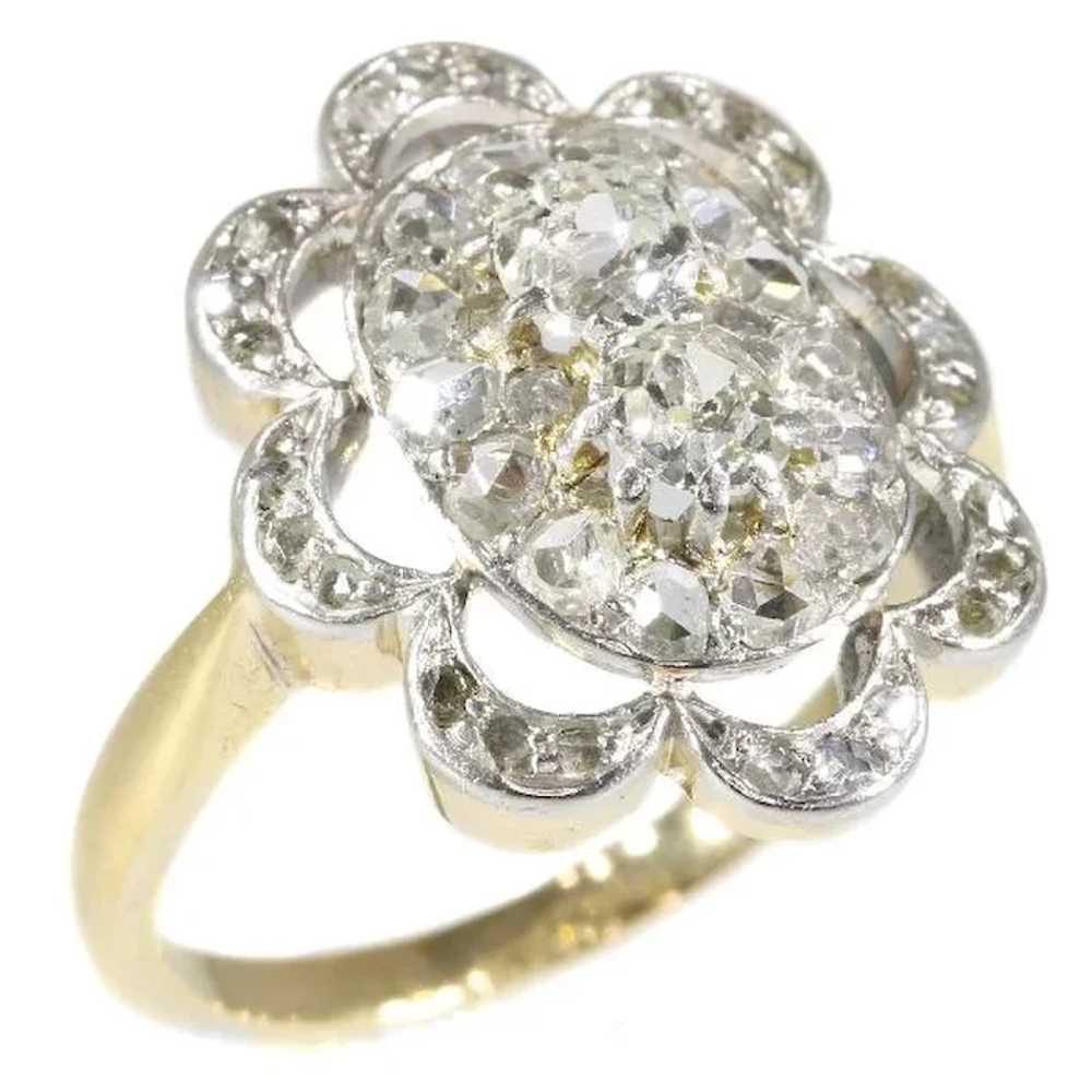 Unique Late Victorian Antique Diamond Engagement … - image 8