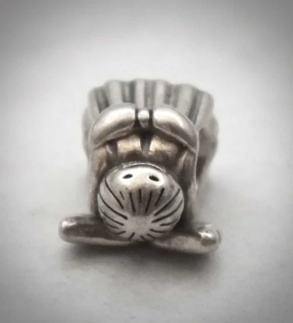 Sterling Silver Pandora Winged Angel Pendant or B… - image 7