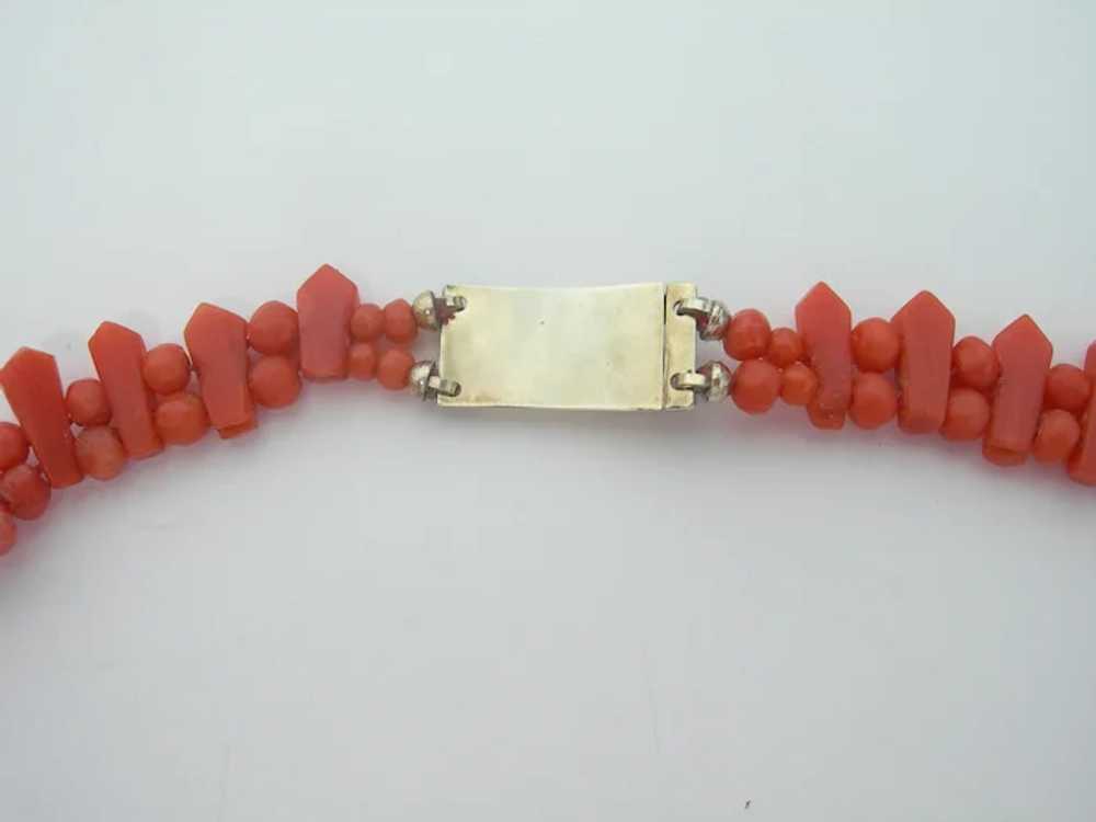 Antique Coral – Hand Cut Bead Necklace - Pickets … - image 10