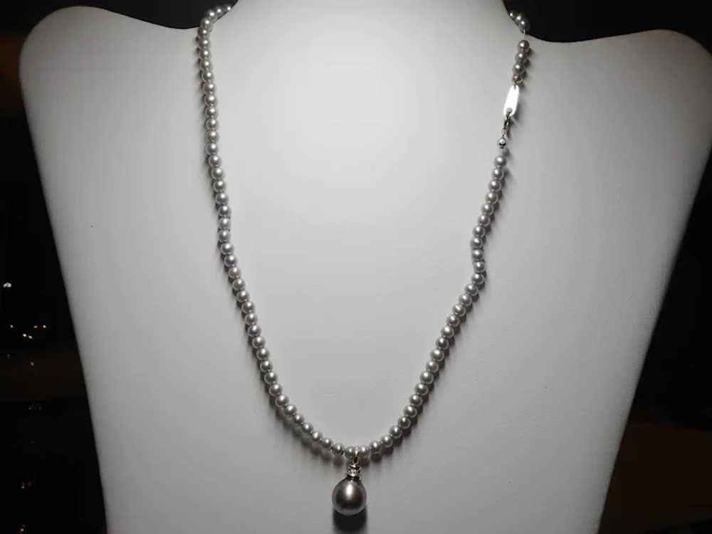 Tahitian Pendant Saltwater Cultured Pearl Necklac… - image 10