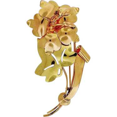 Silver Pin with Gold Filled Overlay by A&Z - image 1