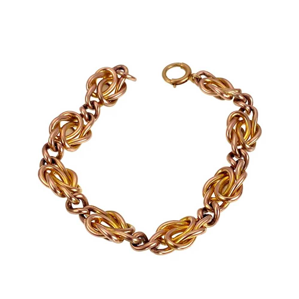 10K & Opal Curb Chain Bracelet - image 4