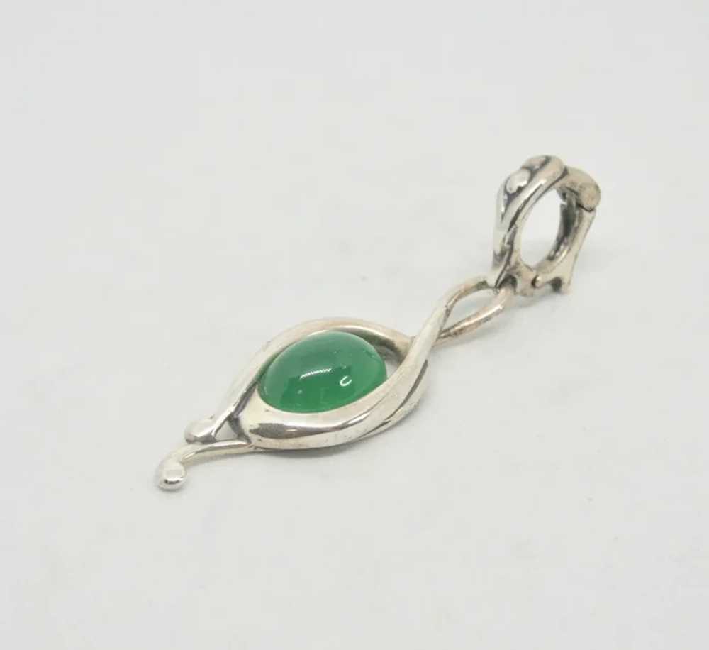 Carolyn Pollack Relios Green Chalcedony Cabochon … - image 3