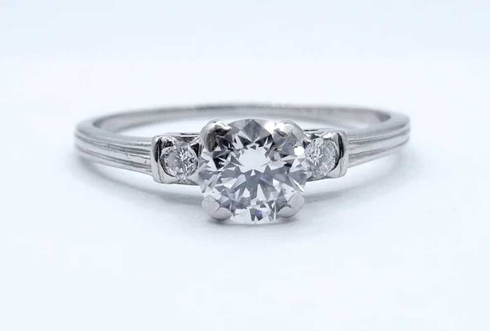Platinum 900 Engagement Diamond Ring - Diamond Co… - image 4