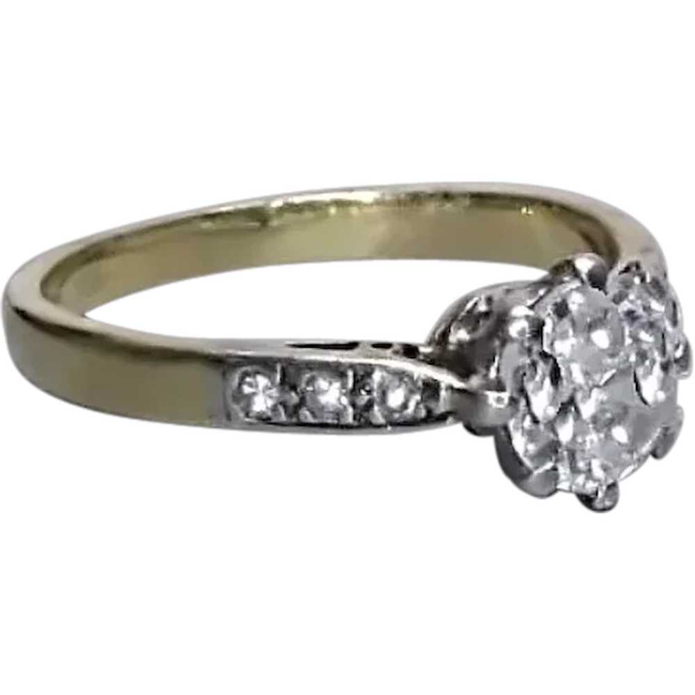 Art Deco 1930s Diamond Engagement Ring - image 1