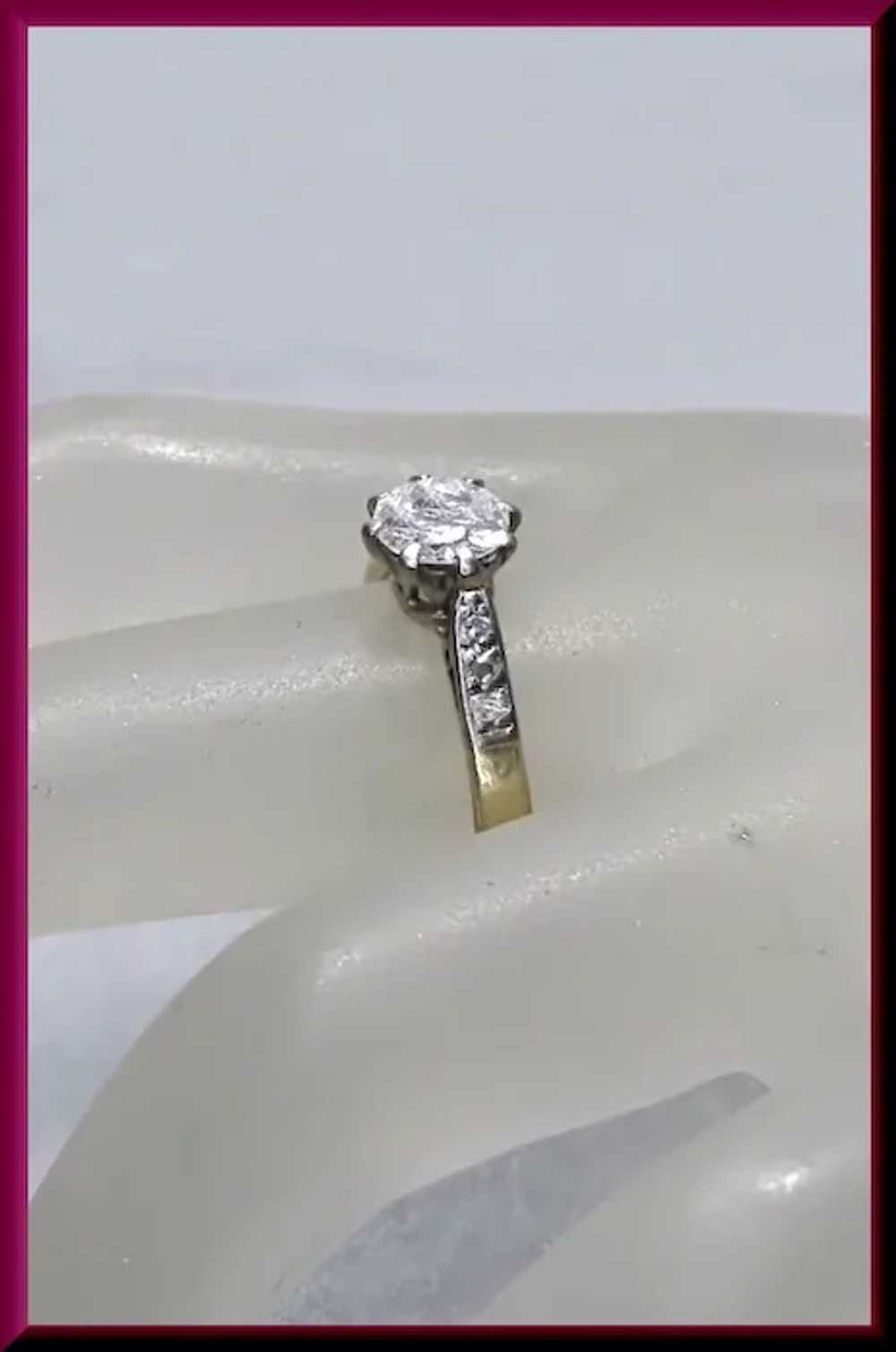 Art Deco 1930s Diamond Engagement Ring - image 4