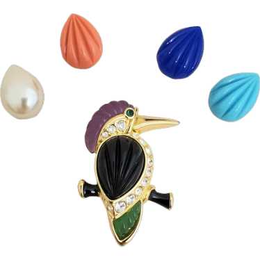 Vintage Kenneth Lane KJL Interchangeable Lucite B… - image 1