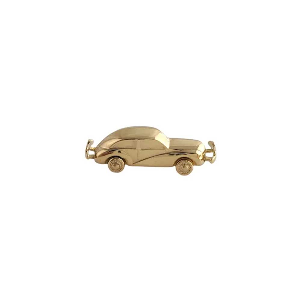 Vintage 14K Volkswagen Bug Car Charm - image 4