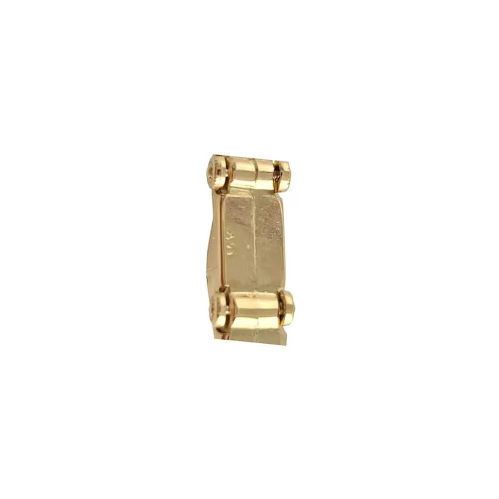 Vintage 14K Volkswagen Bug Car Charm - image 7