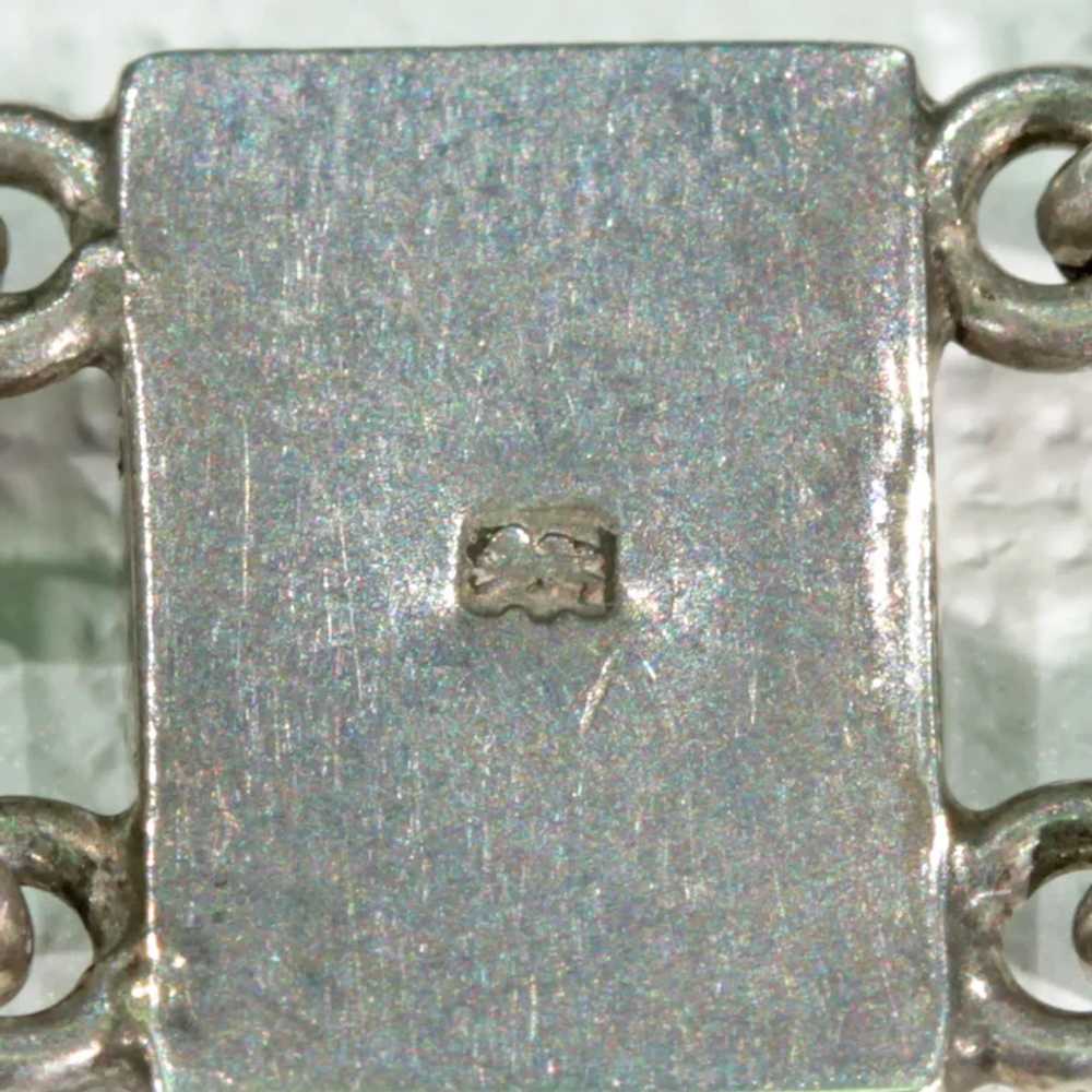Edwardian Silver Granite Scottish Style Bracelet - image 11