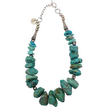 Turquoise Nugget Necklace - Hubei Province