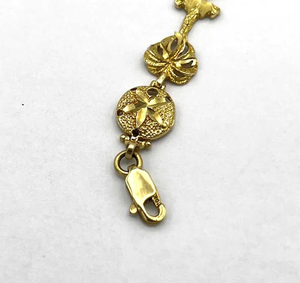 Ladies 'Charleston' 10K Gold Bracelet - image 3